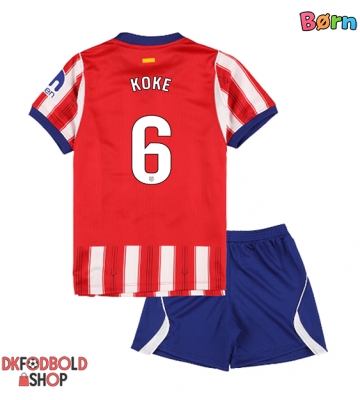 Atletico Madrid Koke #6 Hjemmebanesæt Børn 2026-27 Kort ærmer (+ korte bukser)